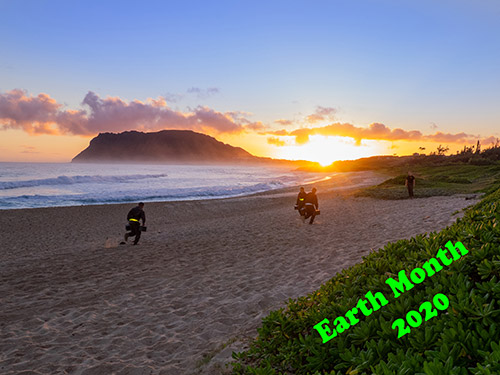 Earth Month 2020 - Marines Training at Sunrise