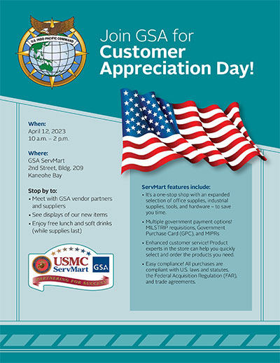 GSA Customer Appreciation Day Flyer